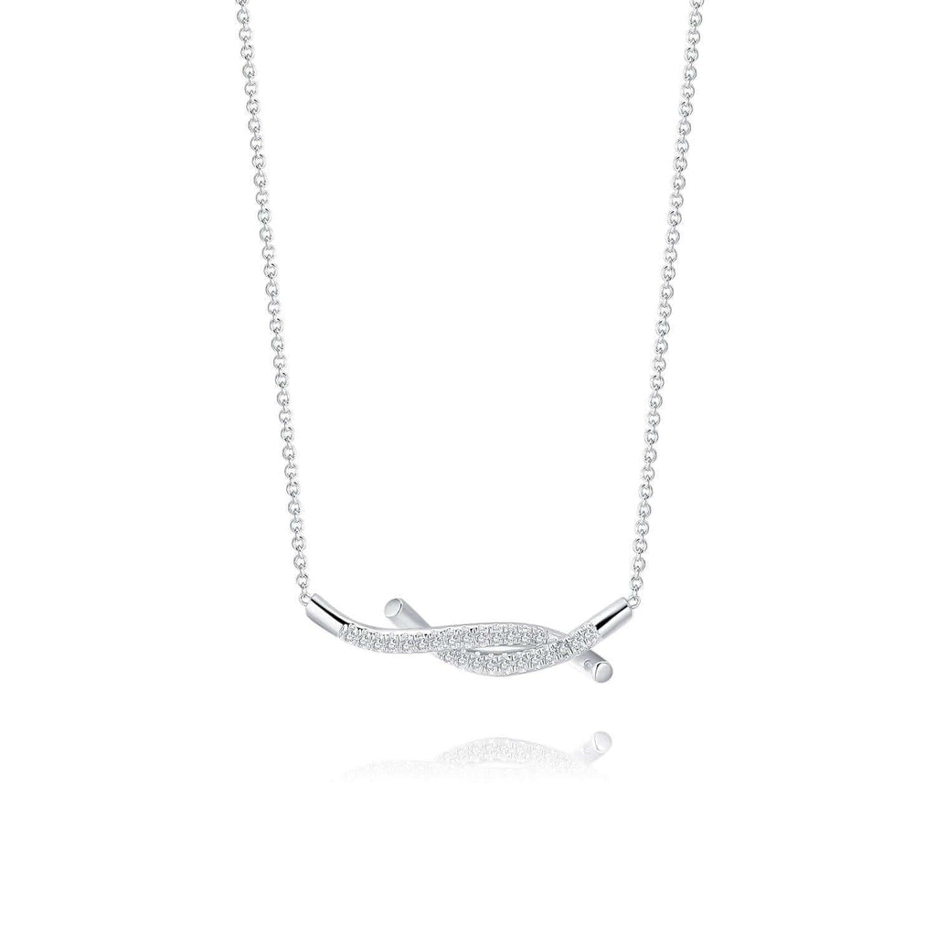 Dainty Twist Knot Pendant Necklace - Trendolla Jewelry